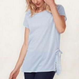 LC Lauren Conrad Baby Blue Top Size S.